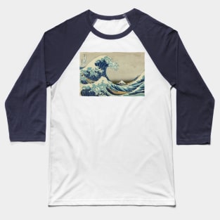 The Great Wave of Kanagawa Baseball T-Shirt